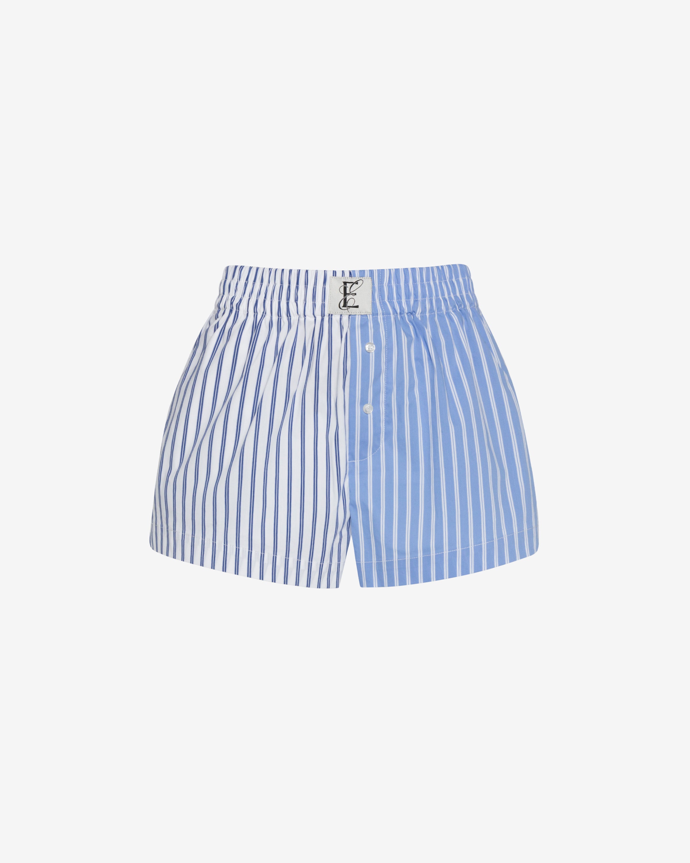 Duo Striped Boxer Short in Blue
